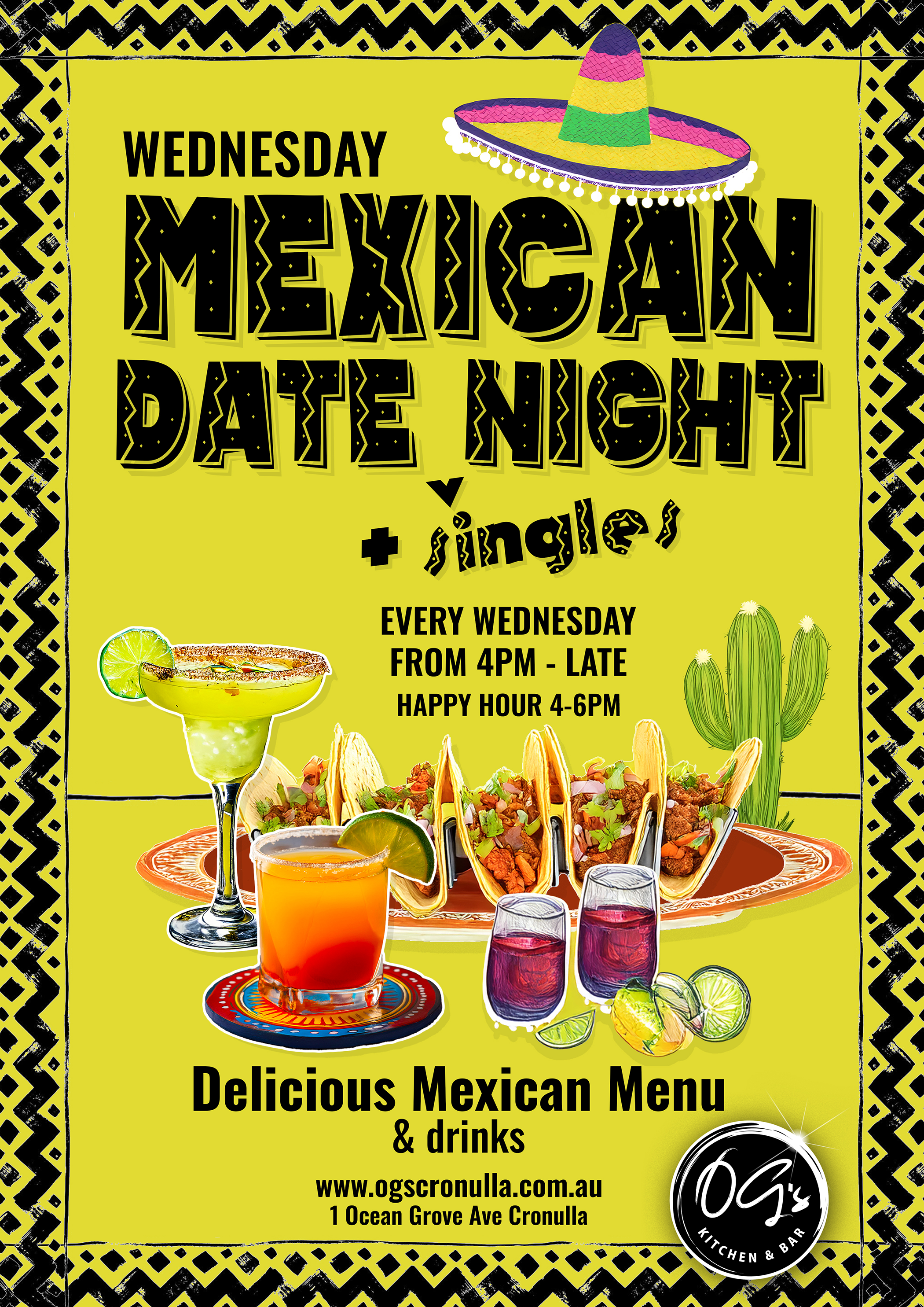 Mexican date Night at OG's Cronulla